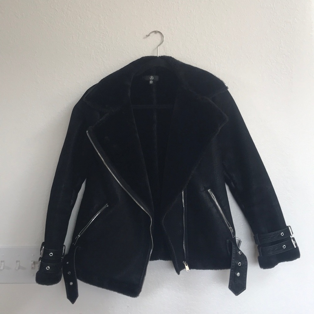 Miss guided leather jacket